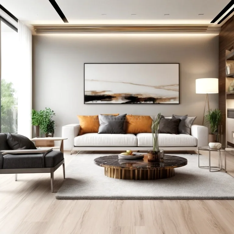 Upscale interior of a luxury apartment